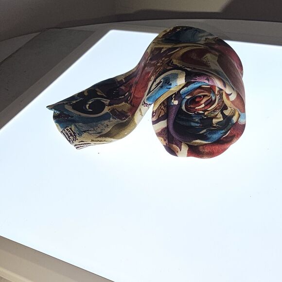 Hardy Amies Mens Tie - All London Silk - Abstract Colorful Pattern 56.5" x 3.5" - Picture 10 of 12